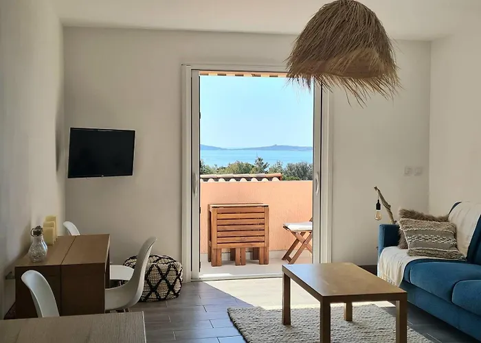 Giedes Pour 4 Personnes Avec Vue Face A Porquerolles Et Piscine Situe A Giens Appartement